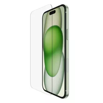 Belkin SCREENFORCE™ edzett üveg antimikrobiális védőüveg iPhone 16 Plus / 15 Plus / 14 Pro Max készülékhez