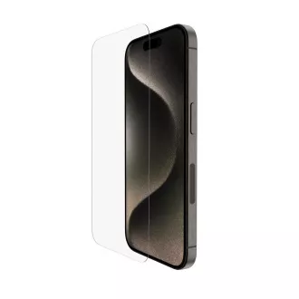 Belkin SCREENFORCE™ edzett üveg antimikrobiális védőüveg iPhone iPhone 15 Pro készülékhez