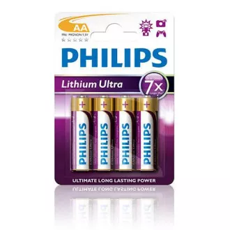 Philips AA Ultra lítium akkumulátorok - 4db