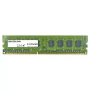 2-Power 2GB PC3-10600U 1333MHz DDR3 CL9 Non-ECC DIMM 2Rx8 ( ÉLETHOSSZÚ GARANCIA )