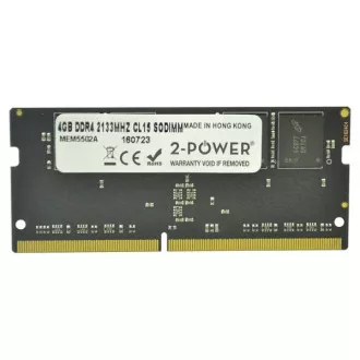 2-Power 4GB PC4-17000S 2133MHz DDR4 CL15 CL15 Non-ECC SoDIMM 1Rx8 ( 1.2V LIFETIME WARRANTY)