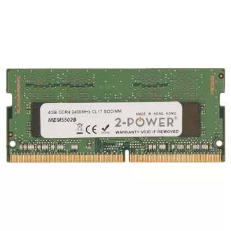 2-Power 4GB PC4-19200S 2400MHz DDR4 CL17 CL17 Non-ECC SoDIMM 1Rx8 (ÉLETHOSSZÚ GARANCIA) 2-Power 4GB PC4-19200S 2400MHz DDR4 CL17 CL17 Non-ECC SoDIMM 1Rx8 (ÉLETHOSSZÚ GARANCIA)