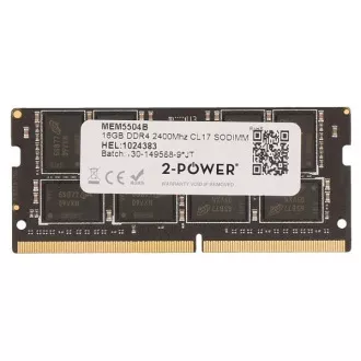 2-Power 16GB PC4-19200S 2400MHz DDR4 CL17 CL17 Non-ECC SoDIMM 2Rx8 (ÉLETHOSSZÚ GARANCIA) 2-Power 16GB PC4-19200S 2400MHz DDR4 CL17 CL17 Non-ECC SoDIMM 2Rx8 (ÉLETHOSSZÚ GARANCIA)