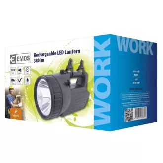 Emos LED zseblámpa újratölthető 3810, 10W LED, vízálló