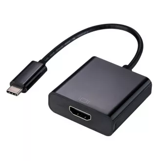 C-TECH C-típusú HDMI adapter, M/F, 15cm