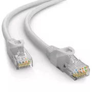 C-TECH Patchkábel Cat6e, UTP, szürke, 1m