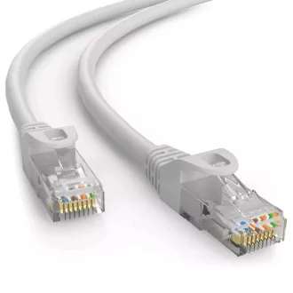 C-TECH Patchkábel Cat6e, UTP, szürke, 1m