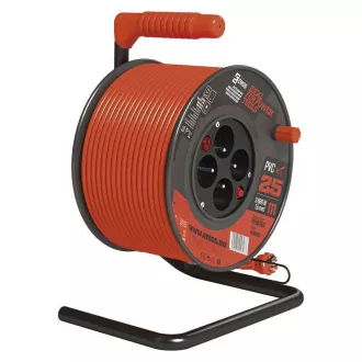 Emos hosszabbító dob - 4 aljzat, 25m, 1.5mm, PVC, IP20