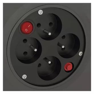 Emos hosszabbító dob - 4 aljzat, 25m, 1.5mm, PVC, IP20