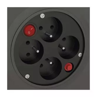 Emos hosszabbító dob - 4 aljzat, 25m, 1.5mm, PVC, IP20