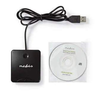 Nedis CRDRU2SM1BK - Smart Card Reader (ID, eCard), USB 2.0 Nedis CRDRU2SM1BK - Smart Card Reader (ID, eCard), USB 2.0