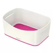 LEITZ MyBox íróasztaldoboz, fehér/rózsaszín