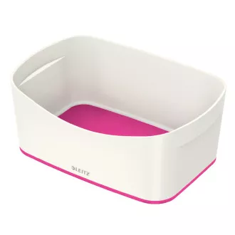 LEITZ MyBox íróasztaldoboz, fehér/rózsaszín