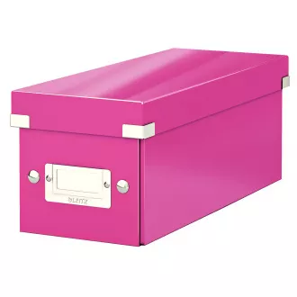 LEITZ CD tok Click&Store, rózsaszínű