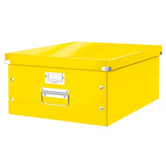 LEITZ univerzális Click&Store doboz, L méret (A3), sárga színű