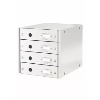 LEITZ Click&Store fiókos doboz, 4 fiókos, fehér LEITZ Click&Store fiókos doboz, 4 fiókos, fehér
