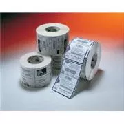 Zebra címke, papír, 57x32mm; hőátvitel, Z-Select 2000T, bevonat, tartós ragasztó, 25mm mag, perforáció