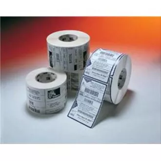 Zebra címke, papír, 102x152mm; hőátvitel, Z-Select 2000T, bevonat, tartós ragasztó, 25mm mag, perforáció