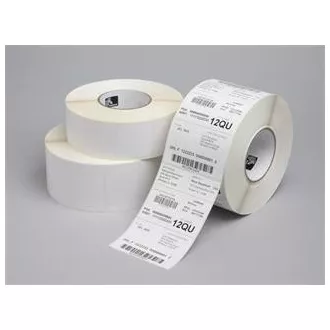 Zebra címke, papír, 102x152mm; közvetlen hőkezelés, Z-Select 2000D, bevonat, tartós ragasztó, 25mm mag, perforáció