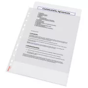 LEITZ műanyag zsebek Esselte Standard A4, GC, 55 mic, 100 db-os dobozban