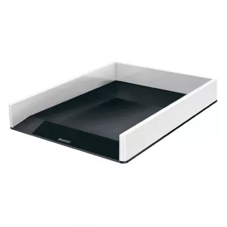LEITZ Két színű tárolódoboz WOW, fehér/fekete