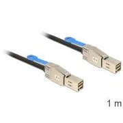 Delock kábel Mini SAS HD x 4 SFF 8644 male > Mini SAS HD x 4 SFF 8644 male 1 m