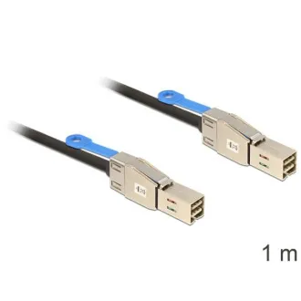 Delock kábel Mini SAS HD x 4 SFF 8644 male > Mini SAS HD x 4 SFF 8644 male 1 m