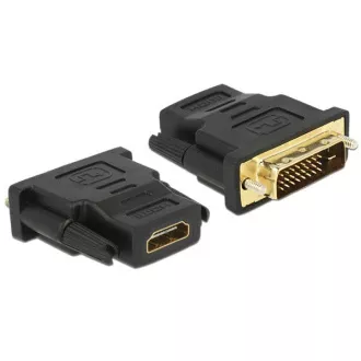 Delock adapter DVI 24 1 tűs hím > HDMI csatlakozó