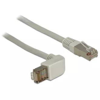 Delock kábel RJ45 Cat.5e SFTP szögletes / egyenes 2 m Delock kábel RJ45 Cat.5e SFTP szögletes / egyenes 2 m