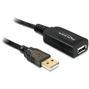 Delock USB 2.0 hosszabbító kábel, aktív 15 m