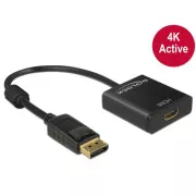 Delock Displayport 1.2 hím > HDMI csatlakozó 4K aktív fekete