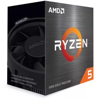 AMD processzor Ryzen 5 5600X AM4 Box (6 mag, 12 szál, 3,7GHz / 4,6GHz, 32MB gyorsítótár, 65W), Wraith Stealth hűtővel