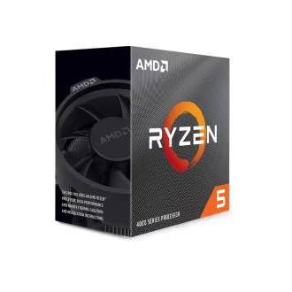 AMD processzor Ryzen 5 4500 AM4 Box (6 mag, 12 szál, 3,6GHz / 4,1GHz, 8MB gyorsítótár, 65W) Wraith Stealth hűtővel