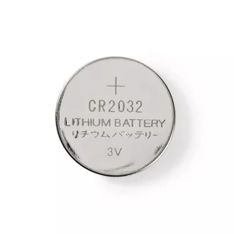 Nedis BALCR20325BL - Lítium gombelem CR2032 | 3 V | 5 db | Blistr