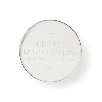 Nedis BALCR24505BL – CR2450-es lítium gombelem | 3 V | 5 darab | Blisztercsomagolás