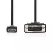 Nedis CCGB34800BK30 - HDMI - DVI kábel | HDMI csatlakozó - DVI-D 24 1 tűs csatlakozó | 3 m | Fekete