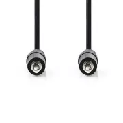 Nedis CAGB22000BK10 - Sztereó audiokábel | 3,5 mm-es dugó - 3,5 mm-es dugó | 1 m | Fekete