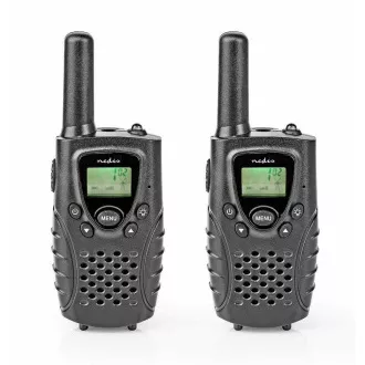 Nedis WLTK0800BK - Adókészülék | Hatótávolság 8 km | 8 csatorna | PTT / VOX | 2 db | Fekete Nedis WLTK0800BK - Adókészülék | Hatótávolság 8 km | 8 csatorna | PTT / VOX | 2 db | Fekete
