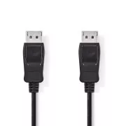 Nedis CCGB37010BK20 - DisplayPort 1.2 kábel | DisplayPort dugó - DisplayPort dugó | 2 m | Fekete | Fekete