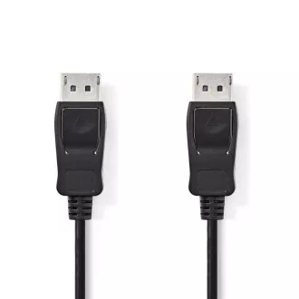 Nedis CCGB37010BK20 - DisplayPort 1.2 kábel | DisplayPort dugó - DisplayPort dugó | 2 m | Fekete | Fekete