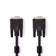 Nedis CCGB59000BK20 - VGA kábel | VGA csatlakozó - VGA csatlakozó | 2 m | Fekete