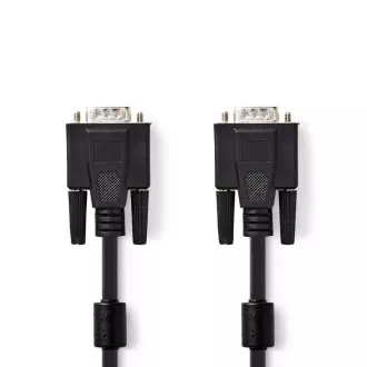 Nedis CCGB59000BK20 - VGA kábel | VGA csatlakozó - VGA csatlakozó | 2 m | Fekete