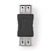 Nedis CCGB60900BK - USB 2.0 adapter | A csatlakozó - A csatlakozó | Fekete