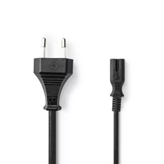 Nedis PCGB11040BK20 - Euro tápkábel | Egyenes Euro dugó - IEC-320-C7 | 2 m | Fekete Nedis PCGB11040BK20 - Euro tápkábel | Egyenes Euro dugó - IEC-320-C7 | 2 m | Fekete