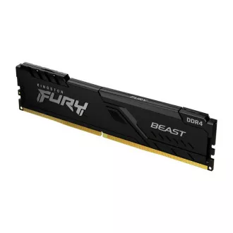 KINGSTON 16GB 2666MT/s DDR4 CL16 DIMM FURY Beast FEKETE
