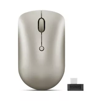 Lenovo egér CONS 540 Wireless Compact USB-C (bézs)