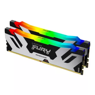 KINGSTON 32GB 6400MT/s DDR5 CL32 DIMM (2 darabos készlet) FURY Renegade RGB