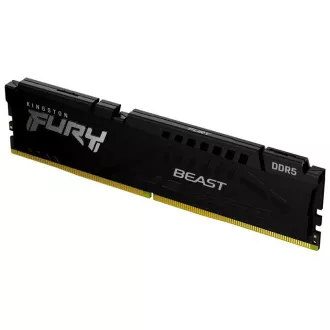 KINGSTON 16GB 5600MT/s DDR5 CL40 DIMM FURY Beast Black XMP FURY Beast Fekete XMP