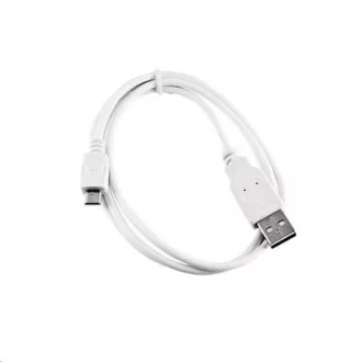 C-TECH USB 2.0 AM/Micro kábel, 1m, fehér