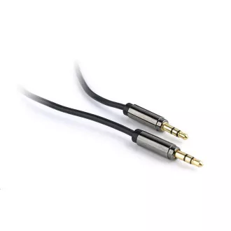 GEMBIRD CABLEXPERT csatlakozókábel jack 3,5mm M/M, PRÉMIUM MINŐSÉG, aranyozott, 1,8m